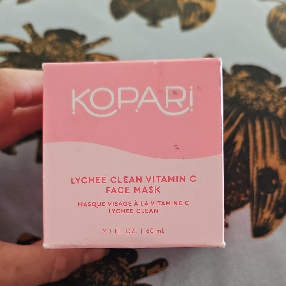 Kopari Pink Vitamin C Lychee Face Mask, new in the box, never opened.